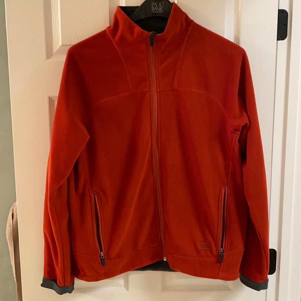 REI Men’s LG thick, grid fleece zip up